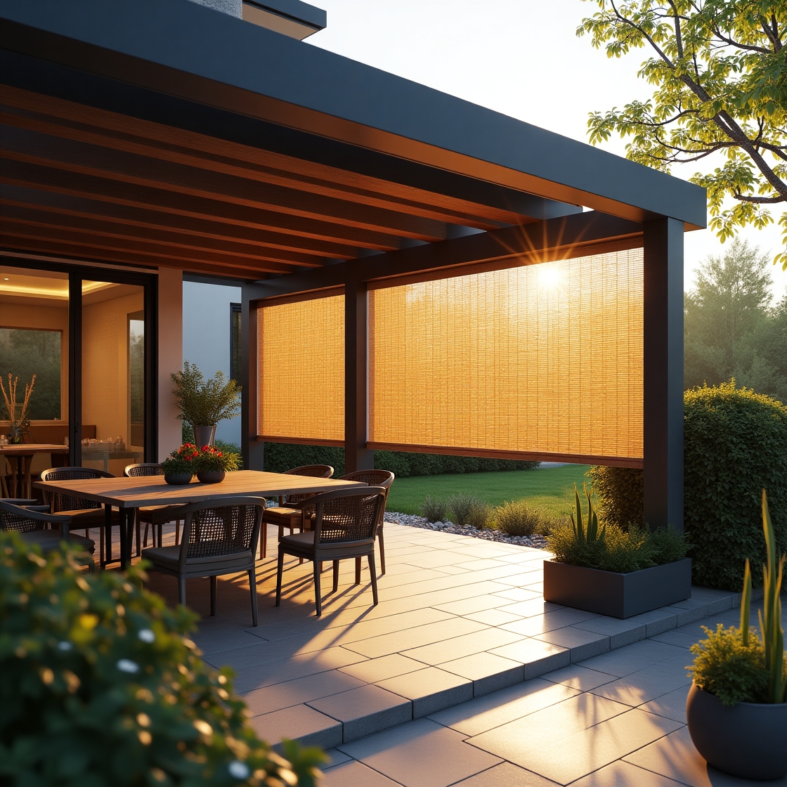 Outdoor Bamboo Blinds Sri Lanka - Weather Resistant & Durable